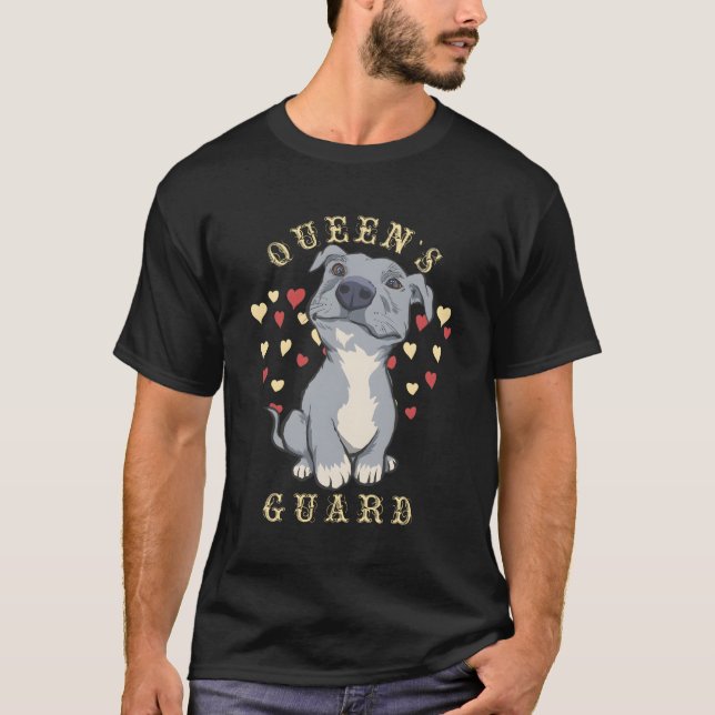 Camiseta Gift do Cachorro Pitbull da Guarda (Frente)