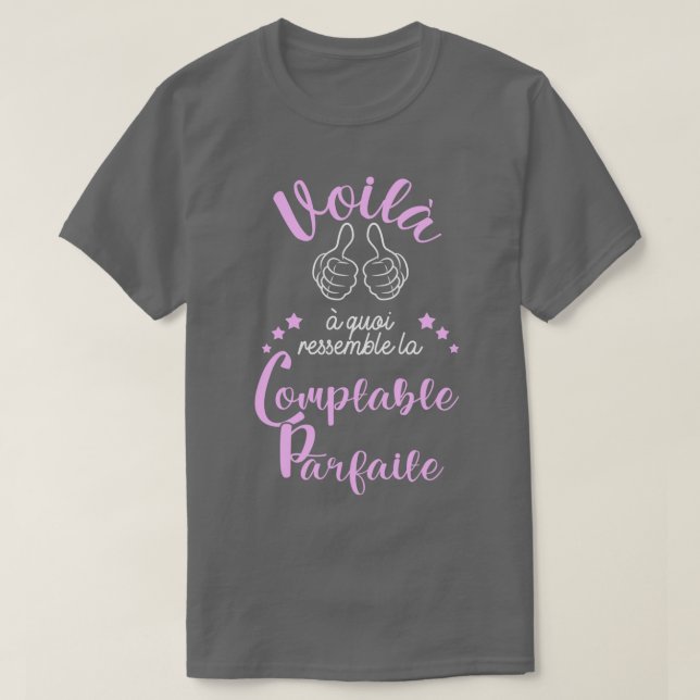 Camiseta Gift do Colega Contabilista Perfeito (Frente do Design)