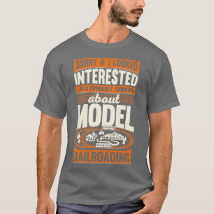 Camiseta Gift do Coletor de Comboios Ferroviários Funny Mod