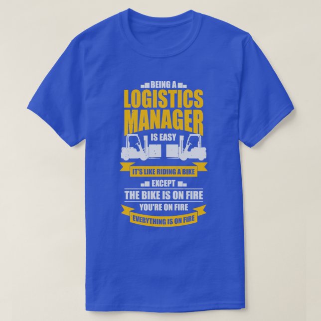 Camiseta Gift do Gestor de Armazém de Logística Funny (Frente do Design)