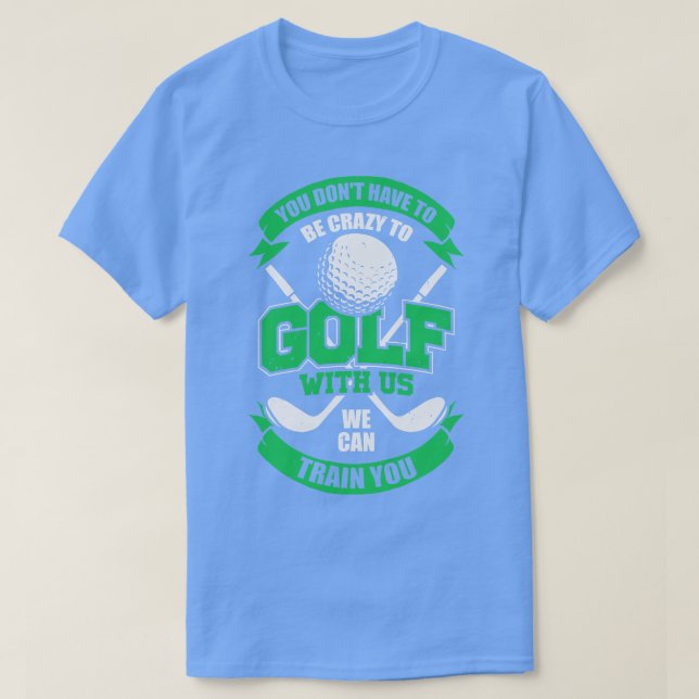 Camiseta Gift do Jogador de Golfe da Equipe de Golfe Engraç (Frente do Design)