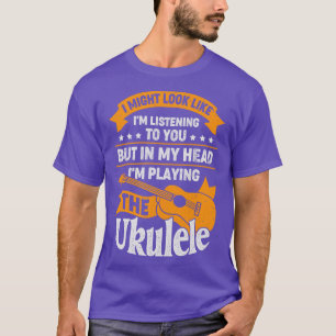 Camiseta Gift do jogador Ukulele do Instrumento Engraçado