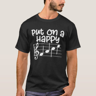 Camiseta Gift Do Piano Player Keybocomparação Colocado Em U