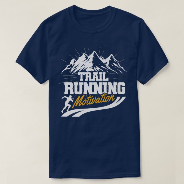 Camiseta Gift do Runner Runner de Montanhas de Execução de  (Frente do Design)
