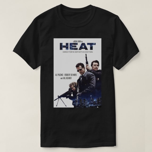 Camiseta Gift Engraçado Filme de Criminalidade pelo Calor O (Frente do Design)