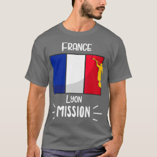 Camiseta Gift Missionário da Missão LDS France Lyon Mormo