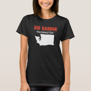 Camiseta Gig Harbor Washington EUA State America Viagem