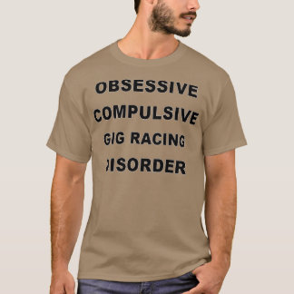 Camiseta Gig Racing Gift Engraçado Para Homens 1