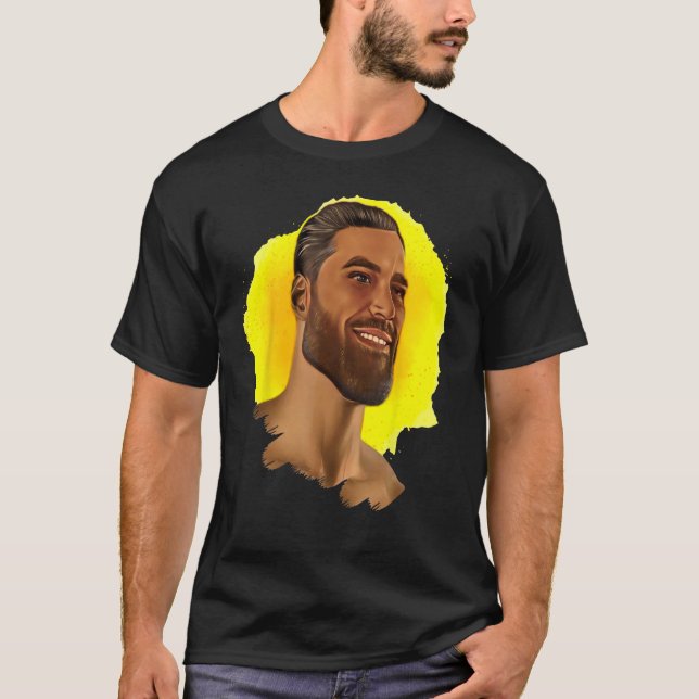 Camiseta Giga Chad Alpha Male Sigma Mal (Frente)