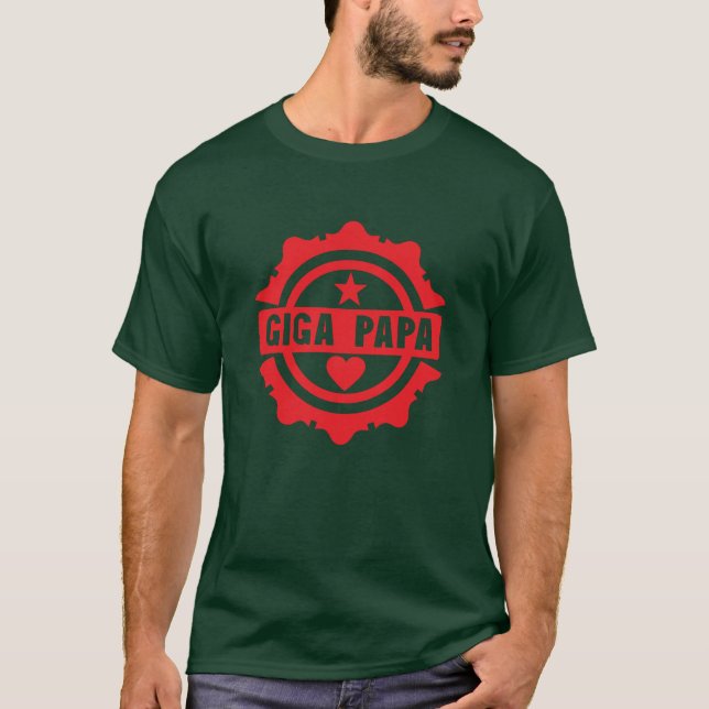 Camiseta giga papa logo coeur 1 (Frente)