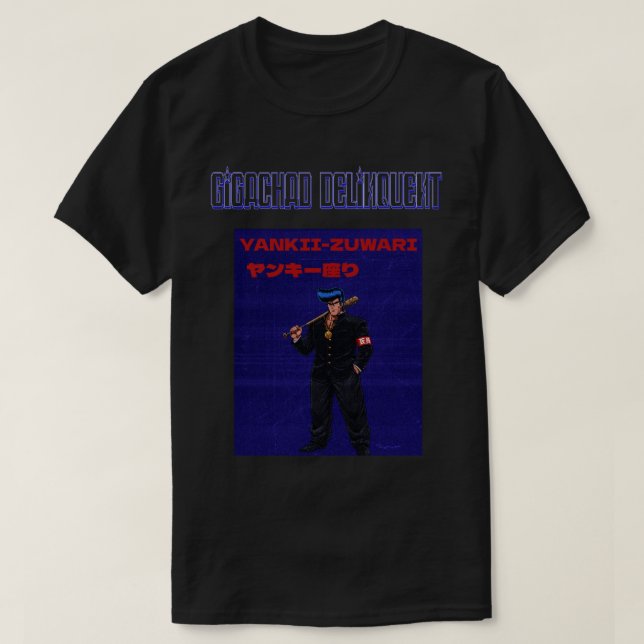 Camiseta Gigachad Delinquent   (Frente do Design)