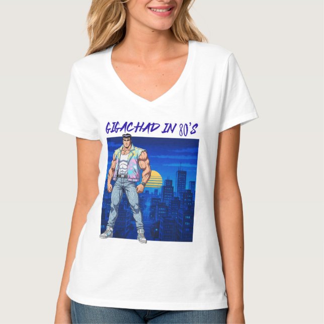 CAMISETA GIGACHAD IN 80S (Frente)