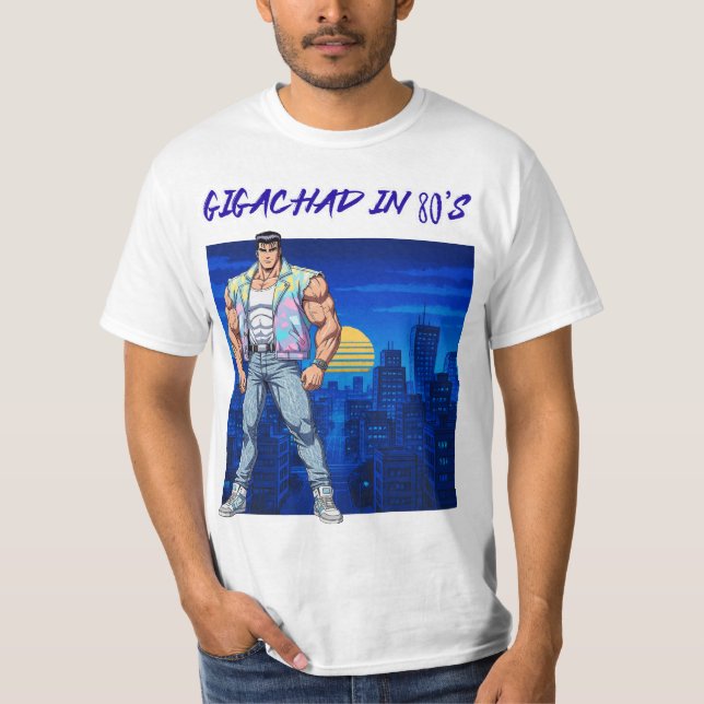 CAMISETA GIGACHAD IN 80S (Frente)