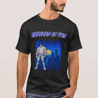 CAMISETA GIGACHAD NOS ANOS 80