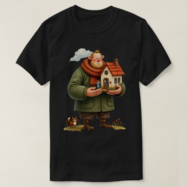 Camiseta Gigante Amigável (Frente do Design)