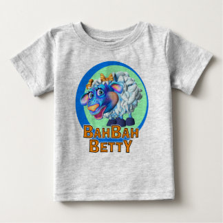 Camiseta GiggleBellies Bah Bah Betty os carneiros