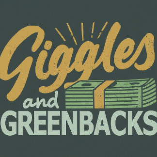 Camiseta Giggles e GREENBACKS