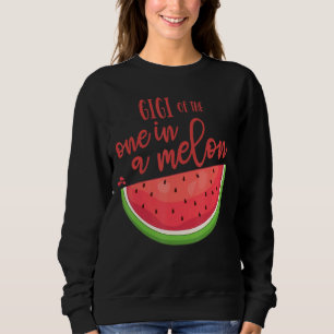 Camiseta Gigi Aniversário Um Em Um Menino Tema Melão