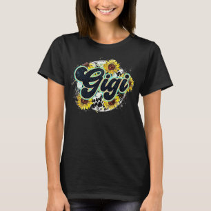 Camiseta Gigi Avó Com CWF De Girassol