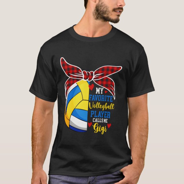Camiseta Gigi Avó Gigi De Voleibol (Frente)