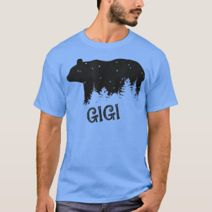 Camiseta GIGI Bear Gift Dia de os pais da Mãe