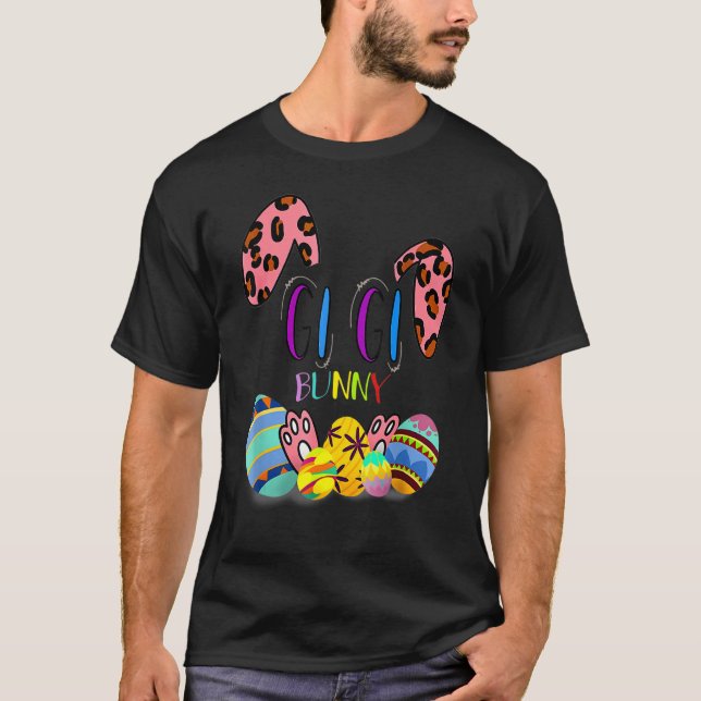 Camiseta Gigi Bunny Easter Group Matching Family Easter Egg (Frente)
