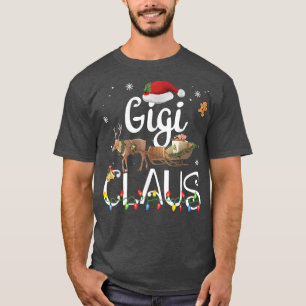 Camiseta Gigi Claus Engraçado Vovó Papais noeis Pijamas Nat