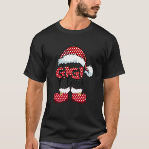 Camiseta Gigi Claus Feliz Família Natal Novo Papai Noel