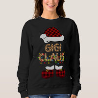 Gigi Claus Santa Hat Família de Homens de Natal Pa