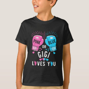 Camiseta Gigi Cor-De-Rosa Ou Azul Te Ama A Ver O Gênero Rev