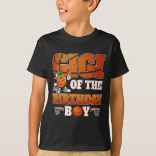Camiseta Gigi Da Família De Jogadores De Basquete Birthday 