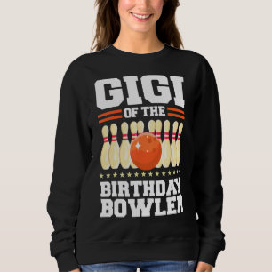 Camiseta Gigi Da Festa De Boliche De Aniversário De Bowler