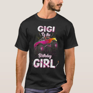 Camiseta Gigi Da Rapariga De Aniversário "Monster Truck Bda