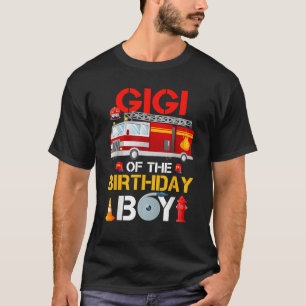 Camiseta Gigi das Mães dos Bombeiros do Aniversário
