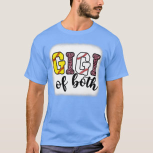 Camiseta Gigi De Ambos Engraçados Baseball Softball Esporte