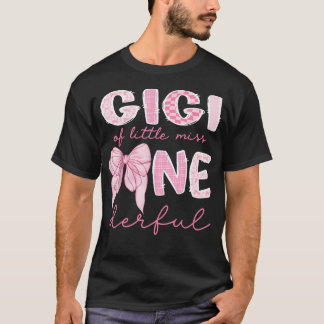 Camiseta Gigi de Little Miss Onederful Menina de Primeiro A