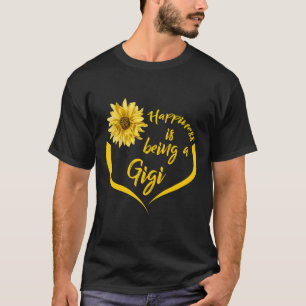 Camiseta Gigi Deu Felicidade É Ser Um Gigi