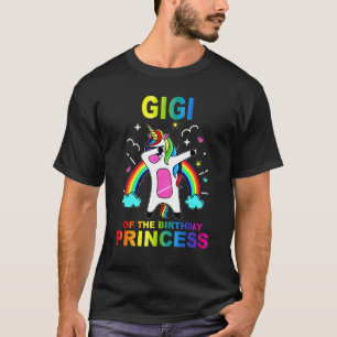 Camiseta Gigi Do Aniversário Princesa Garota Dabbing Unicor