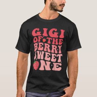 Camiseta Gigi Do Berry Sweet One primeiro aniversario Straw
