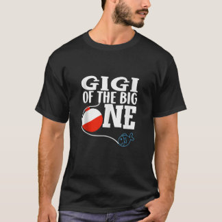 Camiseta Gigi do Grande Garoto de Pesca Primeiro Aniversári