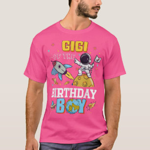 Camiseta Gigi Do Par Do Tema Espacial Do Astronauta De Aniv
