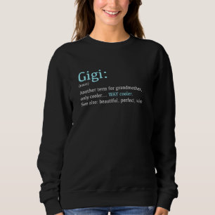 Camiseta Gigi Engraçado Definição Noun Outro Termo