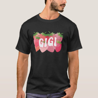Camiseta Gigi Gigi Strawberry Aover Mãe Mamãe Mães Felizes