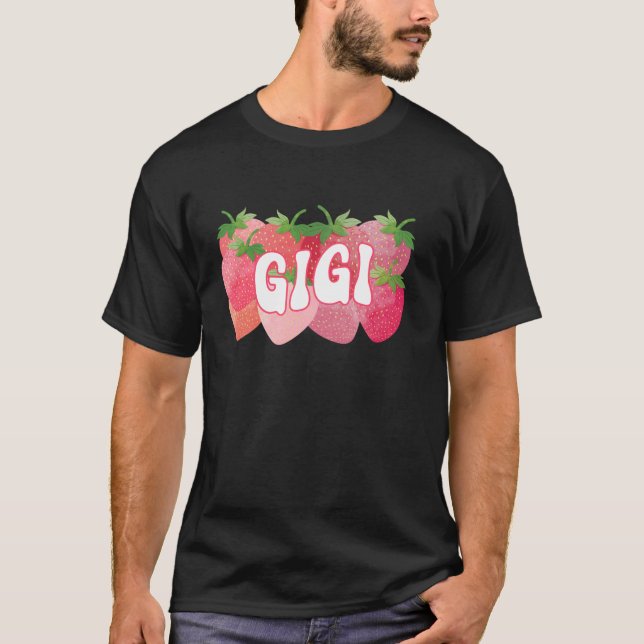 Camiseta Gigi Gigi Strawberry Aover Mãe Mamãe Mães Felizes (Frente)