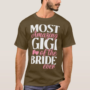 Camiseta Gigi incrível do casamento nobre