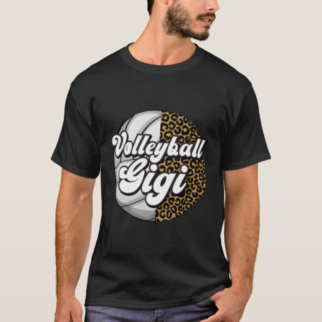 Camiseta Gigi Leopard Avó Gigi De Volleyba (Frente)