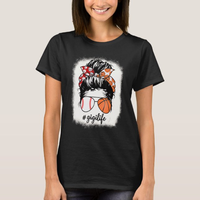 Camiseta Gigi Life Baseball Pitcher Soltou Mot (Frente)