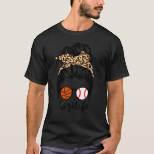 Camiseta Gigi Life Messaging Hair Hair Funny Basball