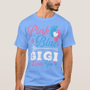 Camiseta Gigi Rosa Ou Azul Te Ama Bab De Reveal De Gênero B