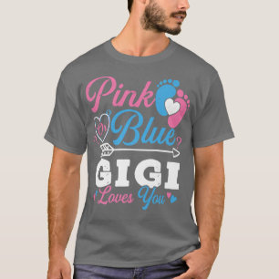 Camiseta Gigi Rosa Ou Azul Te Ama Bab De Reveal De Gênero B